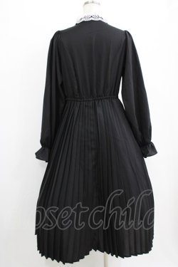 画像3: m petit by misako / AM*レースエリプリーツワンピース L ブラック H-26-01-23-014-LO-OP-NS-ZH