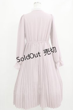 画像3: m petit by misako / AM*レースエリプリーツワンピース L ピンク H-26-01-23-015-LO-OP-NS-ZH