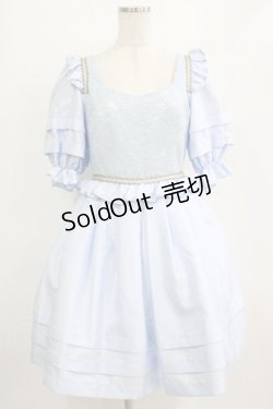 画像1: JESUS DIAMANTE / ロココドールワンピース 40 サックス H-26-01-23-018-JE-OP-NS-ZH