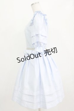 画像2: JESUS DIAMANTE / ロココドールワンピース 40 サックス H-26-01-23-018-JE-OP-NS-ZH