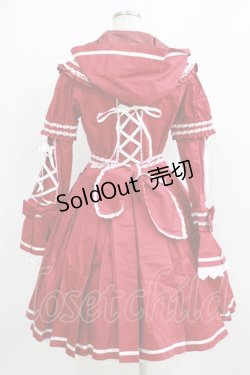 画像3: BABY,THE STARS SHINE BRIGHT / 赤ずきんコートワンピース Free エンジ H-26-01-23-002-BA-OP-NS-ZH