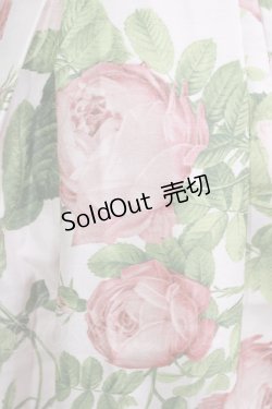 画像4: JESUS DIAMANTE / ロマンスドールワンピース 42 メリーベルローズ柄ピンク H-26-01-23-019-JE-OP-NS-ZH