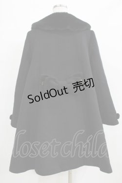 画像3: LIEF / ファーカラーコート Free ブラック H-26-01-23-020-LO-CO-NS-ZH