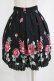 画像3: Innocent World / カーディナルローズスカート Free ブラック H-26-01-23-022-IW-SK-NS-ZH (3)