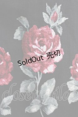 画像4: Innocent World / カーディナルローズスカート Free ブラック H-26-01-23-022-IW-SK-NS-ZH