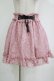画像1: DearMyLove / レースのフリルレースアップスカート L ピンク H-26-01-23-024-EL-SK-NS-ZH (1)