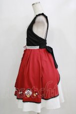 画像2: Amavel / お花畑のマトリョーシカジャンパースカート Free レッド H-26-01-23-026-CA-OP-NS-ZH (2)