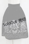Victorian maiden / バラと小鳥の別珍スカート Free ブラック H-26-01-24-029-CL-SK-NS-ZH