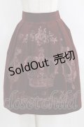 Victorian maiden / 王冠プリントスカート Free ボルドー H-26-01-24-030-CL-SK-NS-ZH