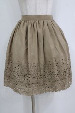 画像1: NO.S PROJECT / ビスケットスカート S アーモンドカラー H-26-01-24-036-LO-SK-NS-ZH (1)