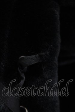 画像4: Ank Rouge / リボンうさみみファーコート M ブラック H-26-01-24-038-CA-CO-NS-ZH