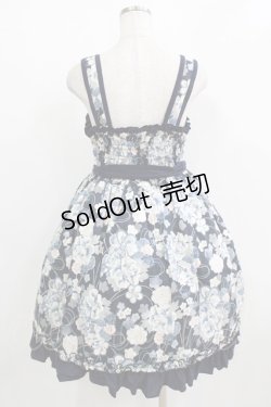 画像3: metamorphose / 和柄コサージュ付ジャンパースカート Free ネイビー H-26-01-24-004-ME-OP-NS-ZH