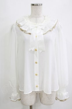画像1: Angelic Pretty / ハミングブラウス Free オフ H-26-01-24-048-AP-BL-NS-ZH