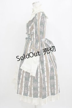 画像3: ALICE and the PIRATES / St.Lily Wolf〜狼騎士と百合の誓い〜柄ワンピース Free グリーン H-26-01-24-005-PA-OP-NS-ZH