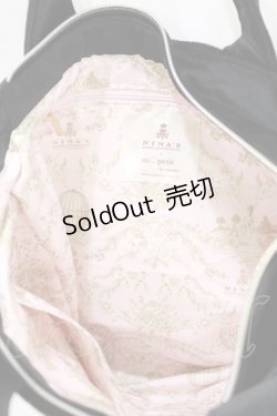 画像2: m petit by misako / ベロアリボンバッグ  ブラック H-26-01-24-055-LO-BG-NS-ZH