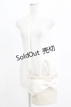 画像1: m petit by misako / サンリオキャラクターズコラボ かごバッグ  オフ H-26-01-24-056-LO-BG-NS-ZH