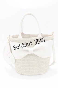 画像2: m petit by misako / サンリオキャラクターズコラボ かごバッグ  オフ H-26-01-24-056-LO-BG-NS-ZH