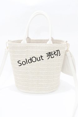 画像3: m petit by misako / サンリオキャラクターズコラボ かごバッグ  オフ H-26-01-24-056-LO-BG-NS-ZH