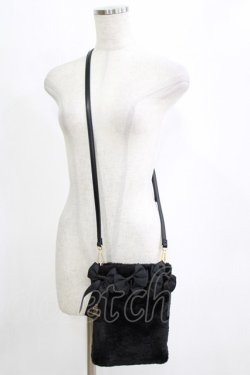 画像1: m petit by misako / NINA’S/ショルダーバッグ  ブラック H-26-01-24-057-LO-BG-NS-ZH