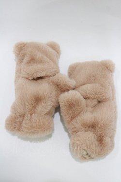 画像2: m petit by misako / ミトングローブ  ブラウン H-26-01-24-062-LO-ZA-NS-ZH