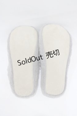 画像2: m petit by misako / AMRSバラリボン 23〜25cm グレー H-26-01-24-064-LO-ZA-NS-ZH