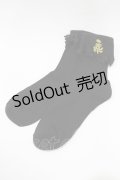 m petit by misako / NINA’S/クルーソックス  ブラック H-26-01-24-070-LO-ZA-NS-ZH