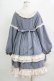 画像3: CANDY DREAM（海外ロリータブランド） / ストライプワンピース L ブルー H-26-01-24-006-PU-OP-NS-ZH (3)