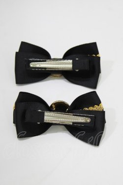 画像3: m petit by misako / リボンクリップセット  ブラック H-26-01-24-079-LO-AC-NS-ZH