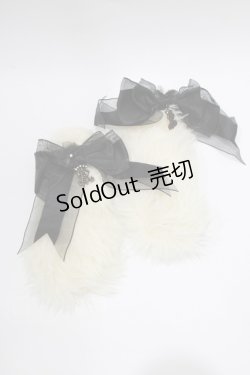 画像2: ALICE and the PIRATES / うさ耳ピンクリップ  生成り/ブラック H-26-01-24-080-PA-AC-NS-ZH