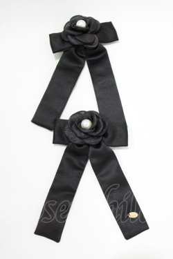 画像2: m petit by misako / NINA'S/パールモチーフヘアクリップ2点セット  ブラック H-26-01-24-086-LO-AC-NS-ZH