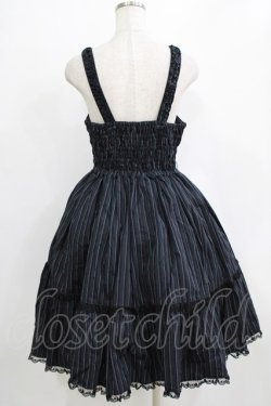 画像3: metamorphose / レジメンタルストライプジャンパースカート Free グリーン H-26-01-24-008-ME-OP-NS-ZH