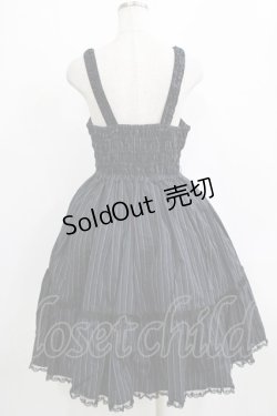 画像3: metamorphose / レジメンタルストライプジャンパースカート Free グリーン H-26-01-24-008-ME-OP-NS-ZH