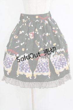 画像1: metamorphose / Nostalgic chessboardスカート Free グリーン H-26-01-24-009-ME-SK-NS-ZH