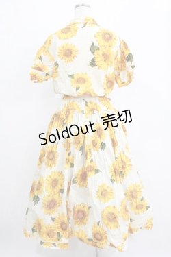 画像3: INGEBORG / ひまわりプリントワンピース Free アイボリー H-26-01-24-011-LO-OP-NS-ZH