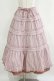 画像1: PINK HOUSE / ストライプフリルスカート Free ピンク H-26-01-24-019-LO-SK-NS-ZH (1)