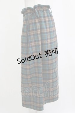 画像2: Jane Marple Dans Le Salon / Tartan checkギャザースカート  グリーン H-26-01-25-027-JM-SK-KB-ZH