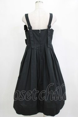 画像3: Jane Marple / Front ribbon strap dress  ブラック H-26-01-25-003-JM-OP-KB-ZH