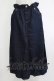 画像1: Jane Marple Dans Le Salon / Cotton Linen Denim Drawstring Skirt  ブルー H-26-01-25-029-JM-SK-KB-ZH (1)