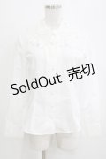 Jane Marple / レースカラーコットンブラウス  オフホワイト H-26-01-25-030-JM-BL-KB-ZH