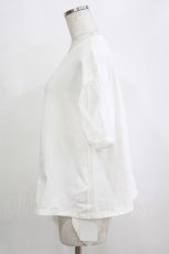 画像2: Jane Marple / Sheer Puffy Sleeve Pullover  off white×off white H-26-01-25-033-JM-TO-KB-ZH (2)
