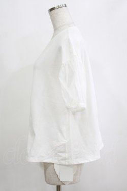 画像2: Jane Marple / Sheer Puffy Sleeve Pullover  off white×off white H-26-01-25-033-JM-TO-KB-ZH
