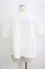 画像3: Jane Marple / Sheer Puffy Sleeve Pullover  off white×off white H-26-01-25-033-JM-TO-KB-ZH (3)