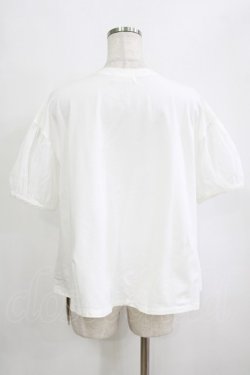 画像3: Jane Marple / Sheer Puffy Sleeve Pullover  off white×off white H-26-01-25-033-JM-TO-KB-ZH