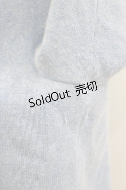 画像5: Jane Marple Dans Le Salon / Angora Yarn grape embroideryカーディガン M サックス H-26-01-25-036-JM-TO-KB-ZH