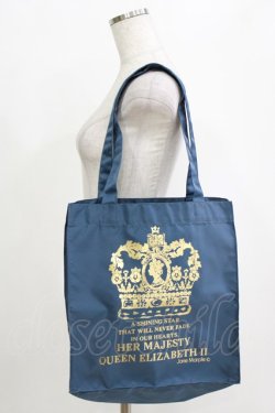 画像1: Jane Marple / プリントトート  ブルー H-26-01-25-041-JM-BG-KB-ZH