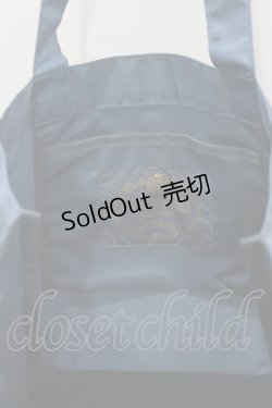 画像3: Jane Marple / プリントトート  ブルー H-26-01-25-041-JM-BG-KB-ZH