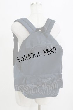 画像1: Jane Marple / リボンモチーフのリュックサック  ネイビー H-26-01-25-045-JM-BG-KB-ZH