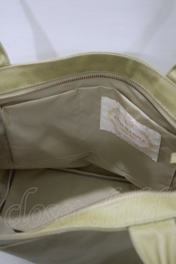 画像3: Jane Marple / ロゴプレートのトートバッグ  グリーン H-26-01-25-046-JM-BG-KB-ZH