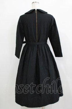 画像3: Jane Marple / Vintage quilt Colette dress  ブラック H-26-01-25-005-JM-OP-KB-ZH