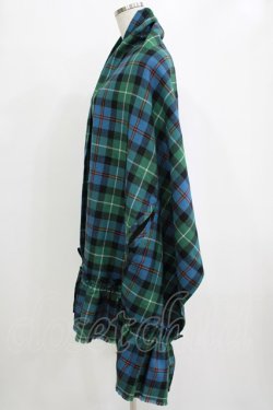 画像2: Jane Marple / Tartan check many wayストール  ブルー×グリーン H-26-01-25-048-JM-ZA-KB-ZH